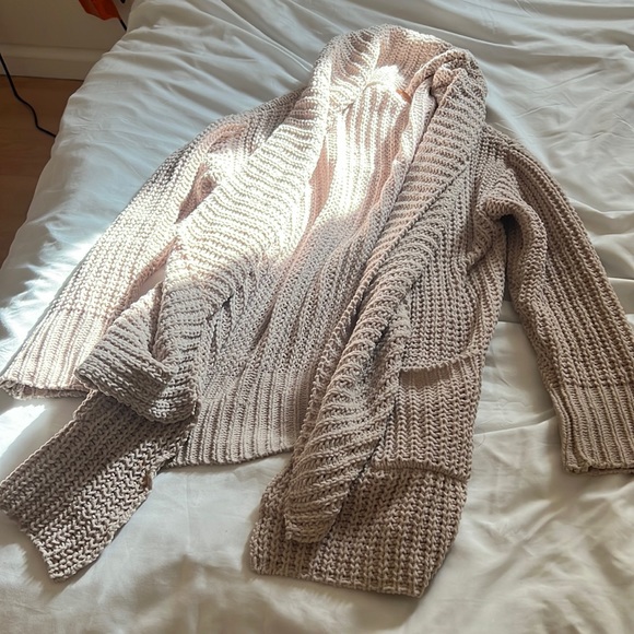 Sabo Skirt Cozy Tan Cardigan - Picture 1 of 3